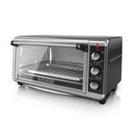 Black+decker 8 Slice Extra-wide Stainless Steel Countertop Toaster OVENTO3250XSB. Fixed Price $72.20.