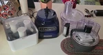 Kitchen Aid Food Processor KFP0935Q Blue Many Blades/attachments-tested Works!. Fixed Price $124.99.