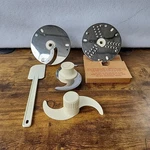 Cuisinart Robot Coupe Food Processor CFP-9A France Blades + Spatula. Fixed Price $22.00.