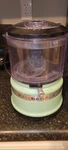 Kitchenaid 3.5 Cup Food Processor - Green, Teal, Aqua RKFC3516BM. Fixed Price $8.50.