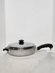 Saladmaster Ss Skillet 11" T304S Roaster Pan With Double Handles, Usa Sits Flat. Fixed Price $175.00.