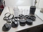 Nutribullet Magic NB-101B 600W High Speed Blender, Base/blade/cups 21 Pcs. Fixed Price $39.95.