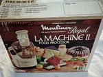 Vintage Moulinex Regal La Machine Ii Food Processor V588 Unused Open Box Nos. Fixed Price $90.00.