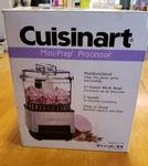 Cuisinart Mini-prep 2.6-CUP Food Processor, Black/stainless DLC-1SSFR. Fixed Price $79.99.