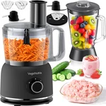 Food Processor And Blender Combo, 88 Oz Chopper For Meat, Vegetable Dou. Fixed Price $106.99.