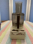Super Cute Vintage Sunbeam Vista Food Processor Set! With Manual!. Fixed Price $57.00.