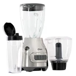 Oster 3-IN-1 Kitchen System 700 Watt Blender With Blend-n-go Cup Chrome. Fixed Price $94.99.