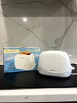 Kitchen Tech White 2 Slice Cool Touch Automatic Toaster KT-915. Fixed Price $40.00.