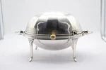 Antique Silverplate Revolving Dome Food Server Breakfast Warmer J.r&w.l 6135. Fixed Price $149.95.