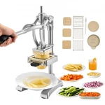 Commercial French Fry Cutter, Stainless Steel Vegetable Fruit Chopper With 3 Rep. Fixed Price $145.44.