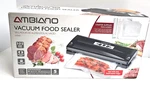 Ambiano Vacuum Food Sealer Black Automatic 110W Bags Roll Kitchen 11X10". Fixed Price $21.99.