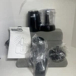 Kitchen Master Model #EPI-MC003 Mini Food Processor W/manuel (read). Fixed Price $52.99.