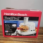 Hamilton Beach Food 702R Vintage Processor Cup White Made Usa. Fixed Price $59.99.