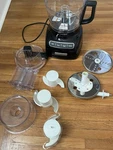 Kitchenaid KFP0933OB0 Black Food Processor Attachments Works Needs Cleaning. Fixed Price $49.89.
