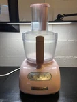 Kitchenaid Pink Food Processor Complete W/ Attachments Works Great. Fixed Price $119.00.
