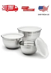 Cuisinart Mixing Bowl Set, Stainless Steel, 3-PIECE, CTG-00-SMB. Fixed Price $47.24.