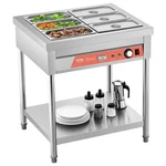 6-PAN Commercial Food Warmer, X 1/3 Pans Electric Steam Table, 1500W Pro. Fixed Price $351.23.