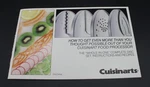 Vintage 1983 Cuisinarts Food Processor Recipe Instruction Booklet DLC-083. Fixed Price $14.99.