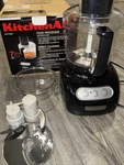 Kitchenaid KFP720OB Cup Food Processor Onyx Black Works Great. Fixed Price $69.00.