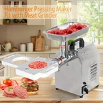 Hakka Commercial Meat Grinder With Plastic Patty Maker Heavy Duty Mincer. Fixed Price $619.99.