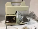 Vintage Oster Kitchen Center With 2 Bowls Beaters. Tested And Works! Great Cond. Fixed Price $79.99.