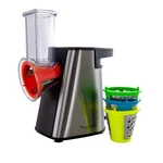Megachef 4 1 Stainless Electric Salad Maker Shooter Shredder Slicer Chopper. Fixed Price $71.31.