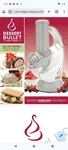 Magic Bullet Healthy Dessert Maker DB-0101 White Gray Model Mpn. Fixed Price $70.00.