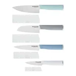 Kitchenaid 4-PIECE High-carbon Stainless Steel Chef Knife Set & Fit Blade Covers. Fixed Price $44.95.