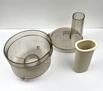 Vtg General Electric DFP2 Food Processor Work Bowl, Lid & Pusher Replacement. Fixed Price $15.30.