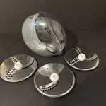 Viking Food Processor With Storage VFP12DSD 3 Blades Icluded. Fixed Price $24.99.