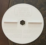 Hamilton Beach Food Processor 70700 702R 702-7 704-5 Part, Plastic Ejector Disc. Fixed Price $10.00.