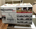 9 In 1 Pro Chopper Plus Tri Blade Technology Brand New Ontel. Fixed Price $12.99.