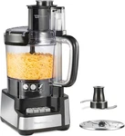 Hamilton Beach Stack & Snap Food Processor And Vegetable Chopper, Black (70725A). Fixed Price $69.95.