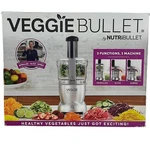 Veggie Bullet 12 Piece Set 3 Functions Slice Shred Spiralize Food Processor New. Fixed Price $145.00.