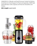 Sangcon Food Processor SBL359ABCE, New, Box Damage. Fixed Price $30.00.