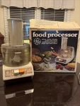 Vintage Original General Electric Food Processor Model FP-1/4200. Fixed Price $49.99.