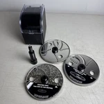 Ninja 6.5 Food Processor Disc Set W/ Case Fits BN600 BN601 BN602 Only. Fixed Price $59.99.