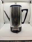 Sears Kenmore 10 Cup Percolator Stainless Steel Electric Tested. Fixed Price $29.99.