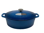 Cuisinart Oval Covered Casserole Dish, Chef's Classic 7 Qt Enameled Cast Iron. Fixed Price $69.99.