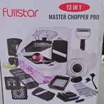 Fullstar Master Chopper Pro 13-IN-1 Food Slicer Grater Juicer Set White. Fixed Price $40.00.