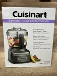 Cuisinart Elemental 4-CUP Chopper/grinder ECH-4GM New Box. Fixed Price $32.00.
