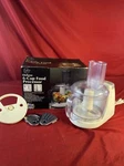 Crofton Deluxe 6-CUP Food Processor (XB9018) In Box. Fixed Price $15.87.