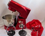 Vonshef Model 13/022 Stand Mixer Red 1200W W/ Accessories Works Great. Fixed Price $42.47.