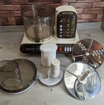 Food Processor Toshiba Model TFP-1200 Slicer W/blade, Shredder & Discs. Fixed Price $99.98.