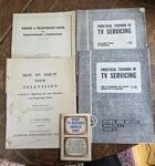 Lot Of 5 Vintage Tv Servicing Repair Manuals Nri +. Fixed Price $10.00.