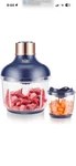 Bear Food Processor, Electric Chopper With Glass Bowls (8 CUP+2.5 Cup),. Fixed Price $52.00.