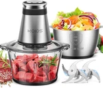 Koios Food Processor, 500W Electric Chopper With 2 Bowls (8 CUP+8 Cup). Fixed Price $29.49.