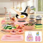 Kid Cooking Sets Real Mini Kitchen, Food Making For Beginner Children 8 9....... Fixed Price $96.57.