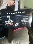 Ovente Mini Electric Food Processor Smoothies, Vegetables, Salad 1.5 Cup PF1007B. Fixed Price $20.00.
