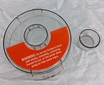 Cuisinart Food Processor Series Flat Lid DLC-806G Txt W/ Cap. Fixed Price $27.00.